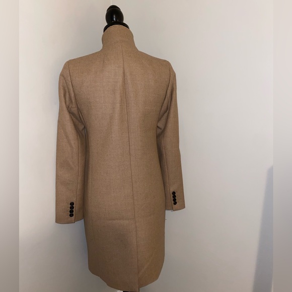 J.Crew Regent coat top- coat in double-serge wool camel tan - Picture 15 of 16